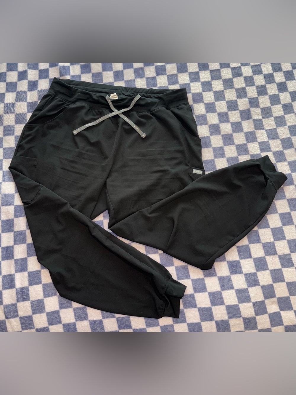 Maevn Womenβs Black Scrub Jogger Bottoms